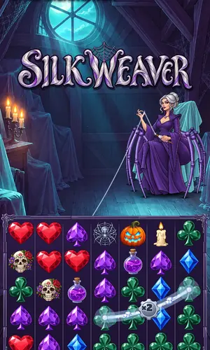 SILKWEAVER in portrait mode on a phone
